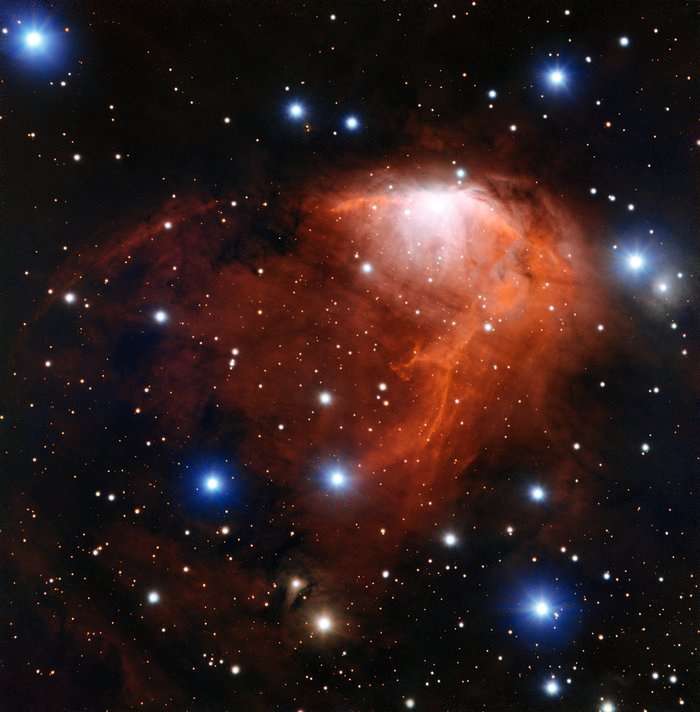 Die Sternentstehungsregion RCW 34