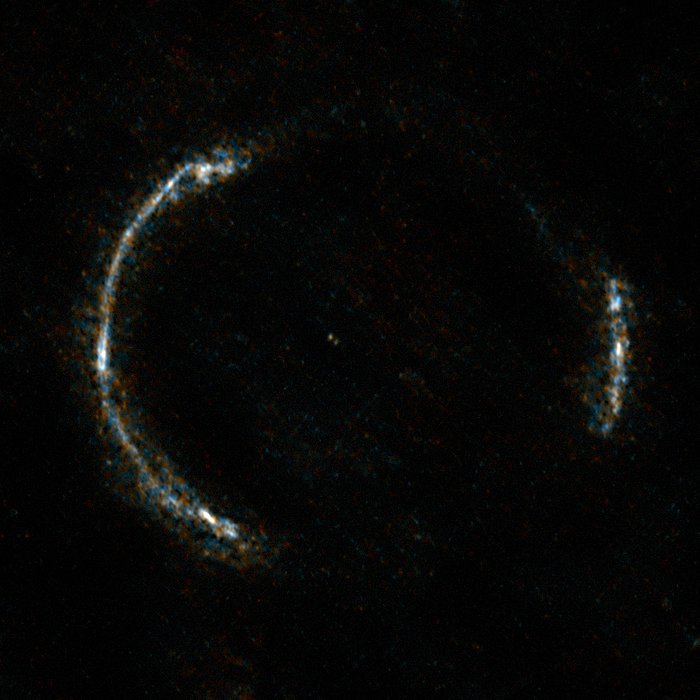 O anel de Einstein da SDP.81 observado pelo ALMA