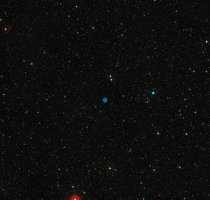 Himlen omkring var den planetariska nebulosan ESO 378-1 befinner sig