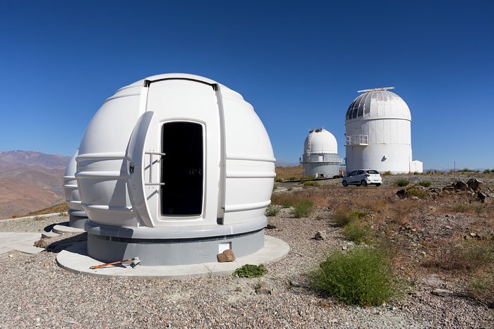 Die ExTrA-Teleskope auf La Silla