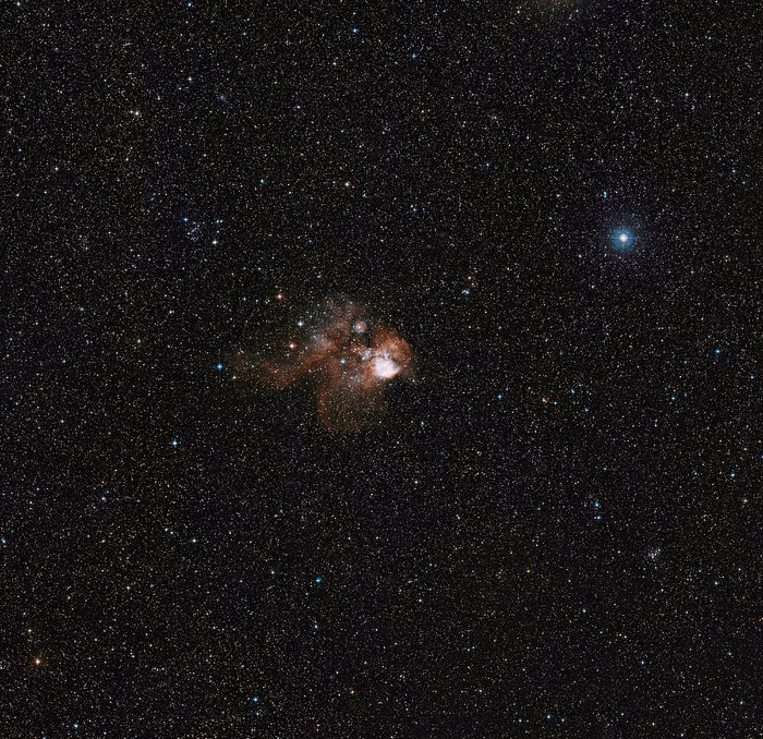 Immagine DSS del cielo intorno a NGC 2467