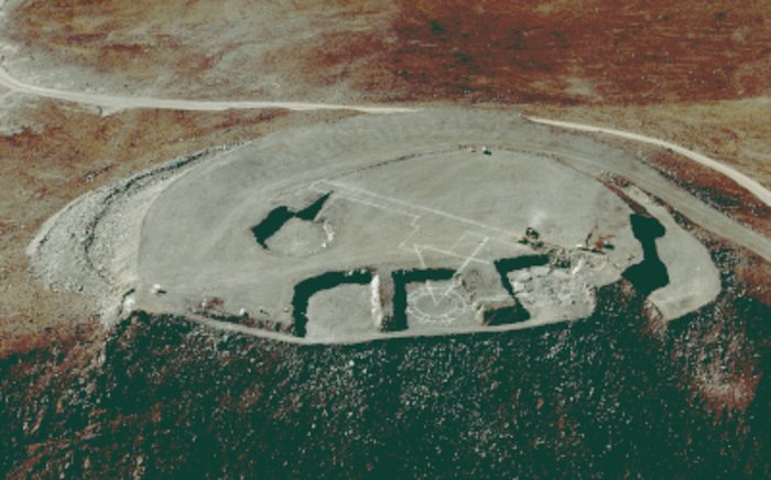 Foto aerea di Cerro Paranal