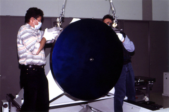 First VLT M2 Beryllium mirror