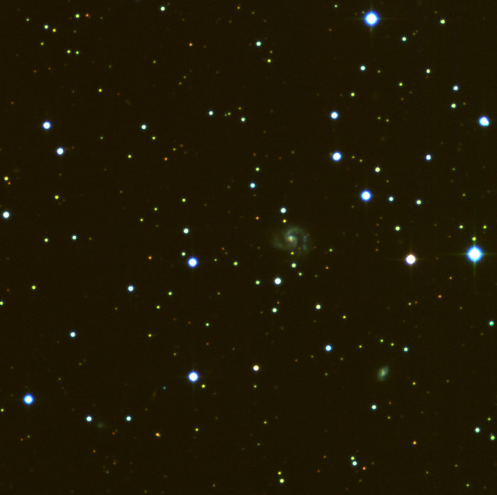 Field near spiral galaxy NGC 4945