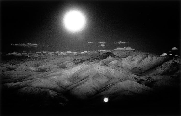 Moon over the Andes