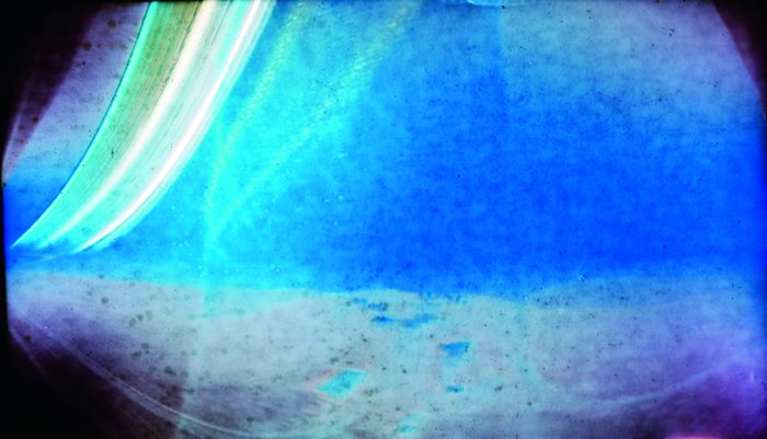 A solargraph of three months of sunsets at La Silla