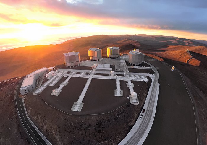 Drones-eye view of the VLT