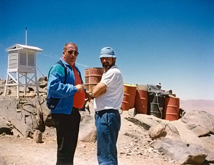 Site testing for the VLT on Cerro Armazones