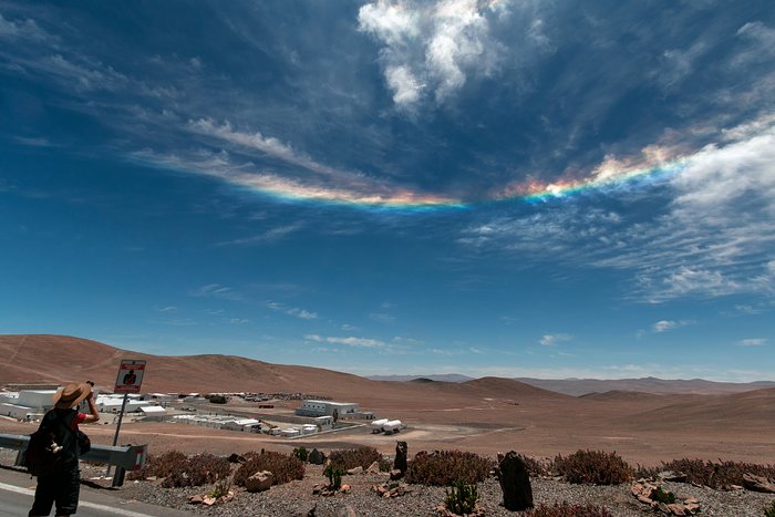 Spectral arc over Paranal