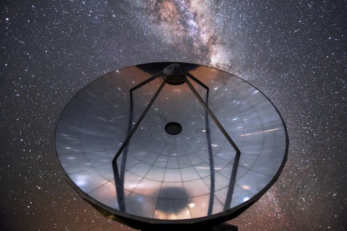 Starlight on the Swedish–ESO Submillimetre Telescope