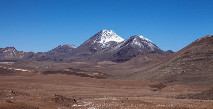 Mountains and lonely ALMA