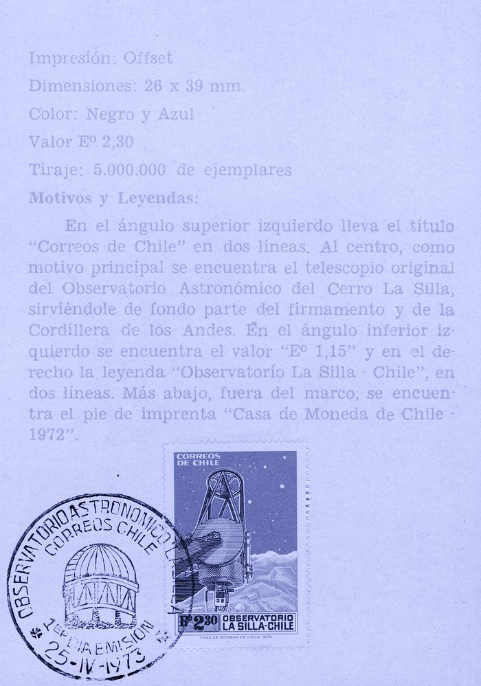 La Silla stamp
