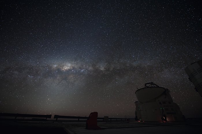 Stargazing over Paranal
