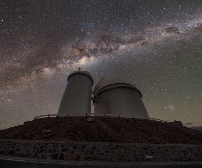 Milky Way streak at La Silla
