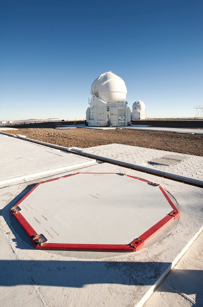 Auxiliary telescopes at ESO's Paranal Observatory