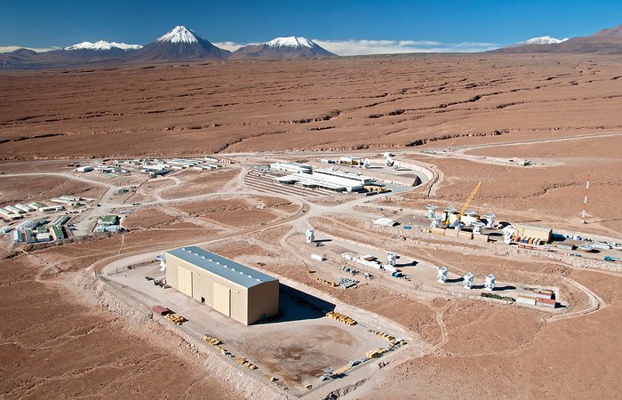 Flying above the ALMA site: the Operations Support Facility