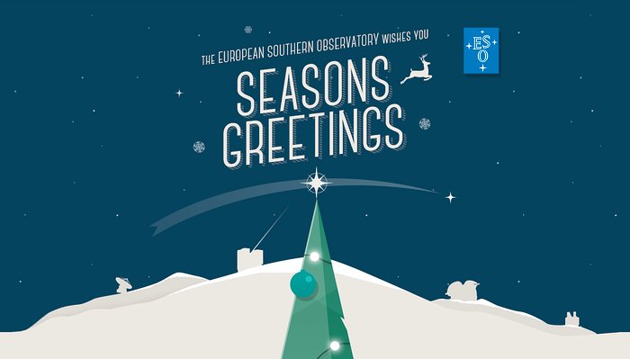 Glædelig jul og godt nytår fra ESO!
