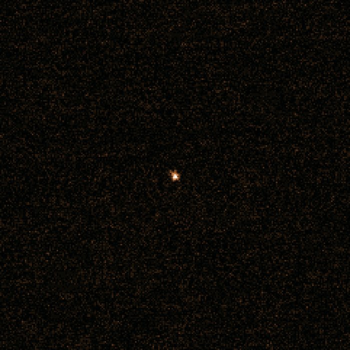 Foto del cometa 67P/Churyumov-Gerasimenko captada por el VLT en octubre de 2013