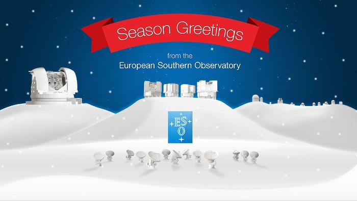 Přání ke konci roku z Evropské jižní observatoře