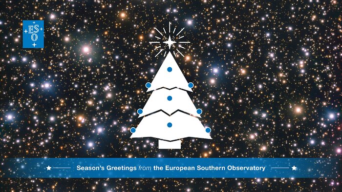 Vánoční přání z Evropské jižní observatoře