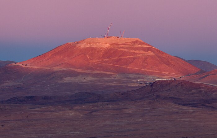 Il nuovo skyline del Cerro Armazones