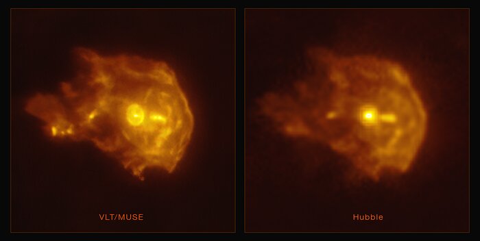 VLT & Hubble views of the 244-440 young stellar object
