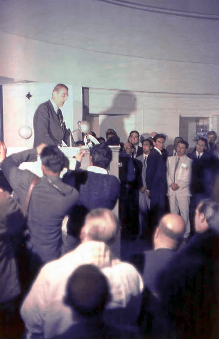 President Eduardo Frei Montalva at the La Silla inauguration