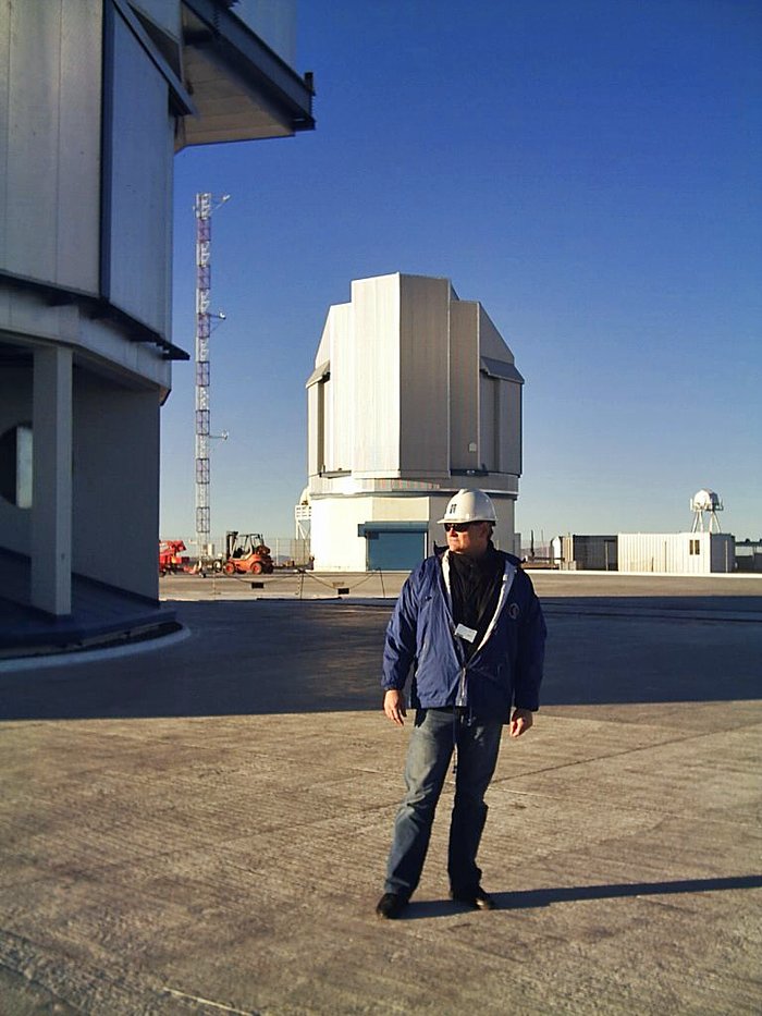 The winner of a contest organised by the Süddeutsche Zeitung visits Paranal