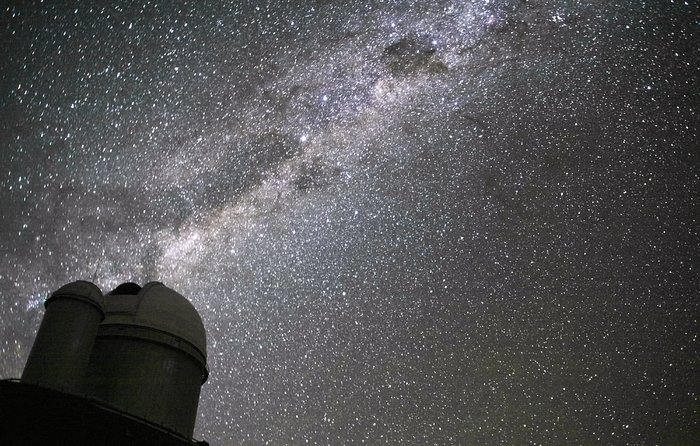 The Milky Way above the ESO 3.6-metre telescope