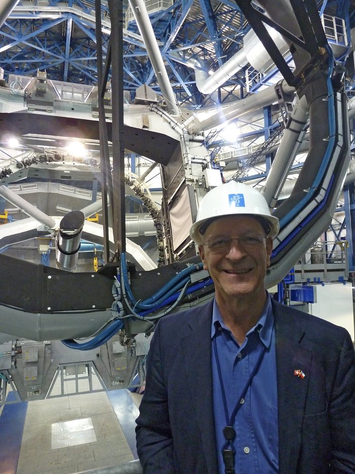 Swiss astronaut Claude Nicollier visits Paranal Observatory