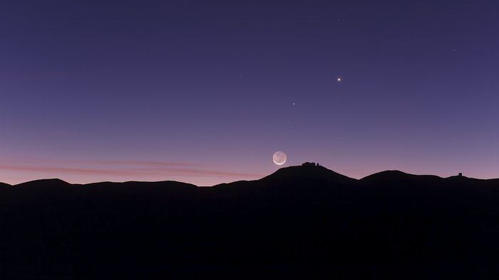 Conjunction seen from Paranal