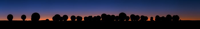 ALMA sunset panorama