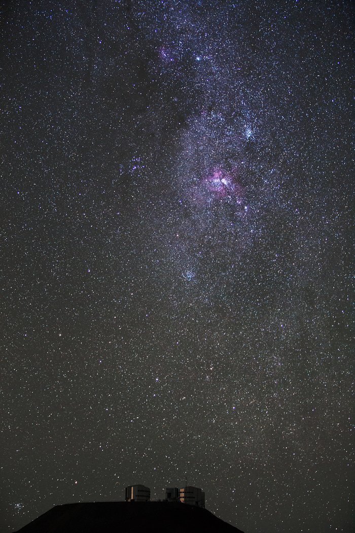 Milky Way hangs above Paranal