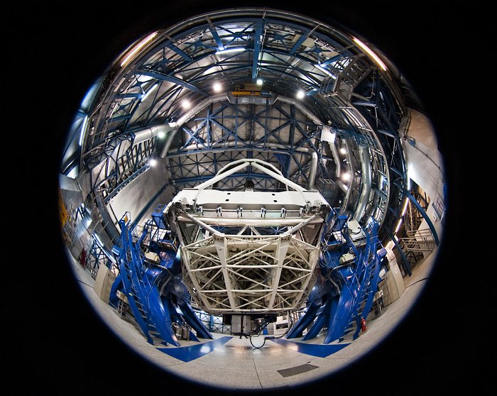 Inside the VLT Yepun Telescope