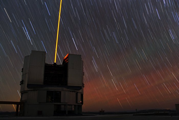 Startrails and lasers