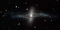 Imagen de la extraña galaxia NGC 4650A  obtenida por MUSE