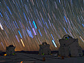 Star Trails over the VLT in Paranal