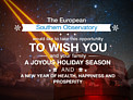 Season’s Greetings from the European Southern Observatory!