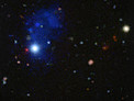 MUSE spies accreting giant structure around a quasar
