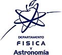 Logo: Departamento de Física y Astronomía