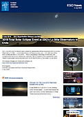 ESO — Evento en el Observatorio La Silla de ESO, en Chile, con motivo del eclipse total de Sol de 2019 — Organisation Release eso1822es-cl