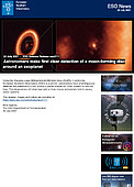 ESO — Visto per la prima volta un disco che potrebbe formare una luna intorno a un esopianeta — Science Release eso2111it