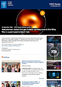 ESO — Astrónomos detectam bolha de gás quente em torno do buraco negro supermassivo da Via Láctea — Science Release eso2212pt