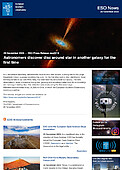 ESO — Po raz pierwszy astronomowie odkryli dysk wokół gwiazdy w innej galaktyce — Press Release eso2318pl