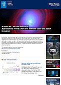 ESO — Astrónomos descobrem nova ligação entre água e formação planetária — Press Release eso2404pt