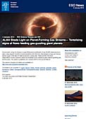 ESO Science Release eso1301fr-ch - ALMA fait la lumière sur les écoulements de gaz formant des planètes — Des signes flagrants d’écoulements alimentant des planètes géantes gourmandes en gaz