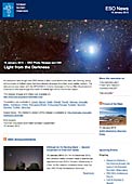 ESO Photo Release eso1303pt - Luz vinda da escuridão