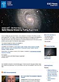 ESO Photo Release eso1315pt - Beleza em espiral decorada por supernova a desvanecer-se