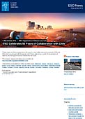 ESO Organisation Release eso1346it - L'ESO celebra i 50 anni di collaborazione con il Cile