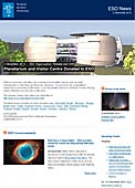 ESO Organisation Release eso1349es - Donación a ESO de un planetario y un centro de visitantes